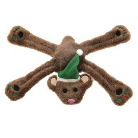 DOGGLES Plush Bear Holly Penta Pull Dog Toy TYPPBE07